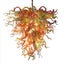 Autumn Symphony Chihuly Style Blown Glass Chandelier – Multicolored Artisan Art - BeyPan