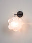 Bubbles Wall Lamp Frosted White Balls Black Frame And Cord - BeyPan