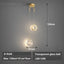 Creative Pendant Light Round Ring Starry Ball Art For Bedside - BeyPan