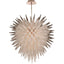 Frosted Ice Crystal Artisan Blown Glass Chandelier - Starburst Gradient Spike - BeyPan