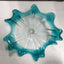 Glass Wall Plates Aqua And Clear Craft Sconce - BeyPan