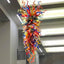 Grand Carnival Murano Style Glass Chandelier - Giant Vertical Multi-Color - BeyPan