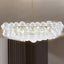 Mid Century Rectangular Bubbles Chandelier Clear Ball Swirled Texture - BeyPan