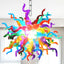 Modern Style Blown Glass Chandelier Carnival Spectrum - BeyPan