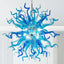Sputnik Blown Glass Chandelier - Azure & Deep Blue - BeyPan
