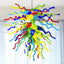 Whimsical Multi-Colors Hand Blown Glass Chandelier - Vibrant Artistic Lighting - BeyPan