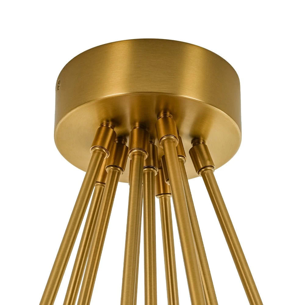 Glam Bouquet Cluster Glass Globe Bubble Chandelier Modern Gold 11-Lights Ceiling Pendant Light Fixture