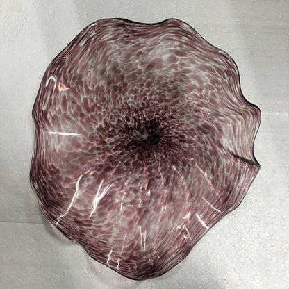 Hand Blown Murano Glass Wall Plates Wall Flowers Wall Decor for Wall Decoration