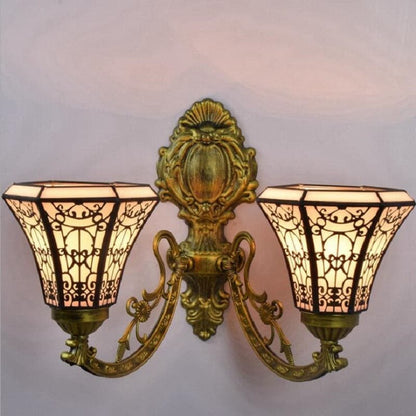 Victorian style antique bronze wall light fixture for hallways