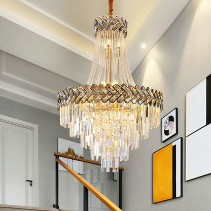 Modern Chandelier Crystal Large Size For Home Decor