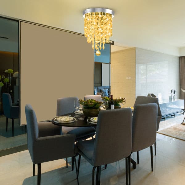 Modern luxury Crystal Chandelier Flush Mount Ceiling Lamp Modern LED Ceiling Light Chandelier Lighting Fixture 10987910
