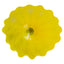 Hand Bowls Glass Yellow Murano Art Glass Wall Decor Plate D12inches