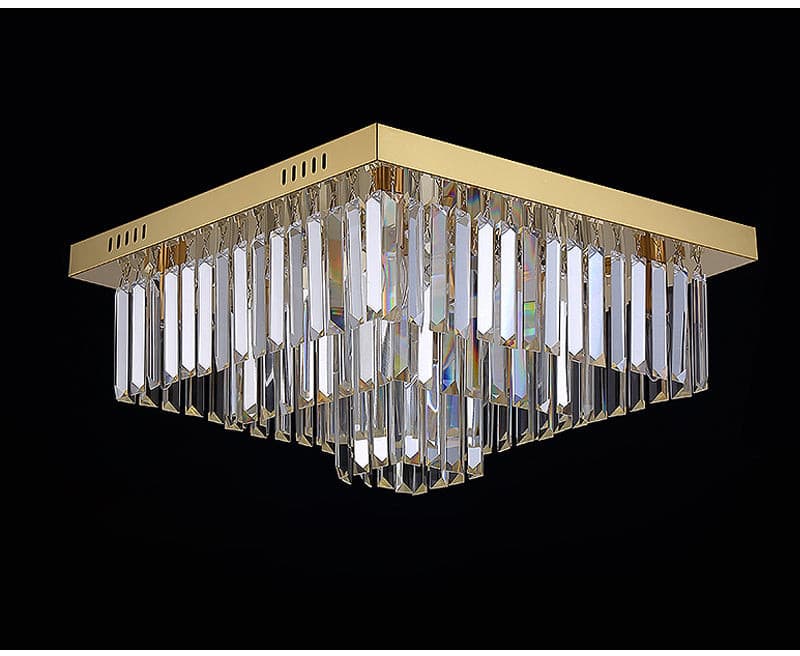 Modern Square Crystal Pendants Chandelier 