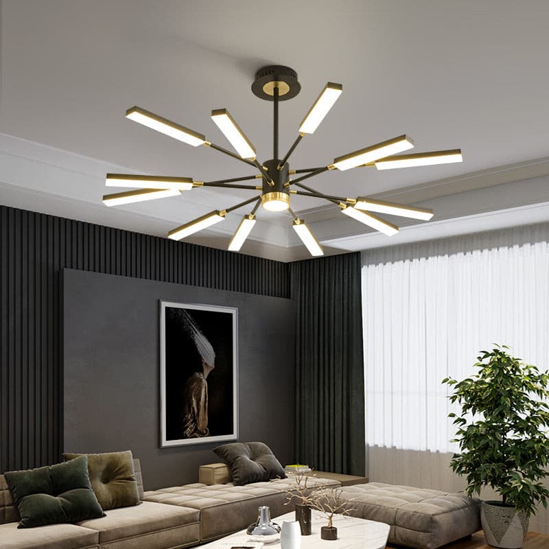 Postmodern Nordic Sputnik Arms Chandelier For Lobby