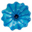 Hand Bowls Glass Blue Murano Art Glass Wall Decor Plate D12inches