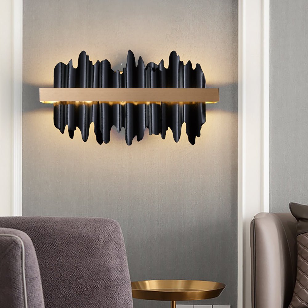 Modern Black Metal LED Wall lamp  for Living room