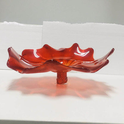 Hand Blown Murano Glass Wall Plates Wall Flowers Wall Decor for Wall Decoration