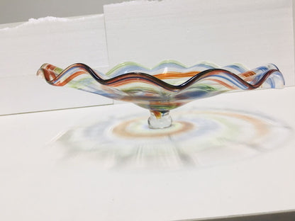 Hand Blown Murano Glass Wall Plates Wall Flowers Wall Decor For Wall Decoration 