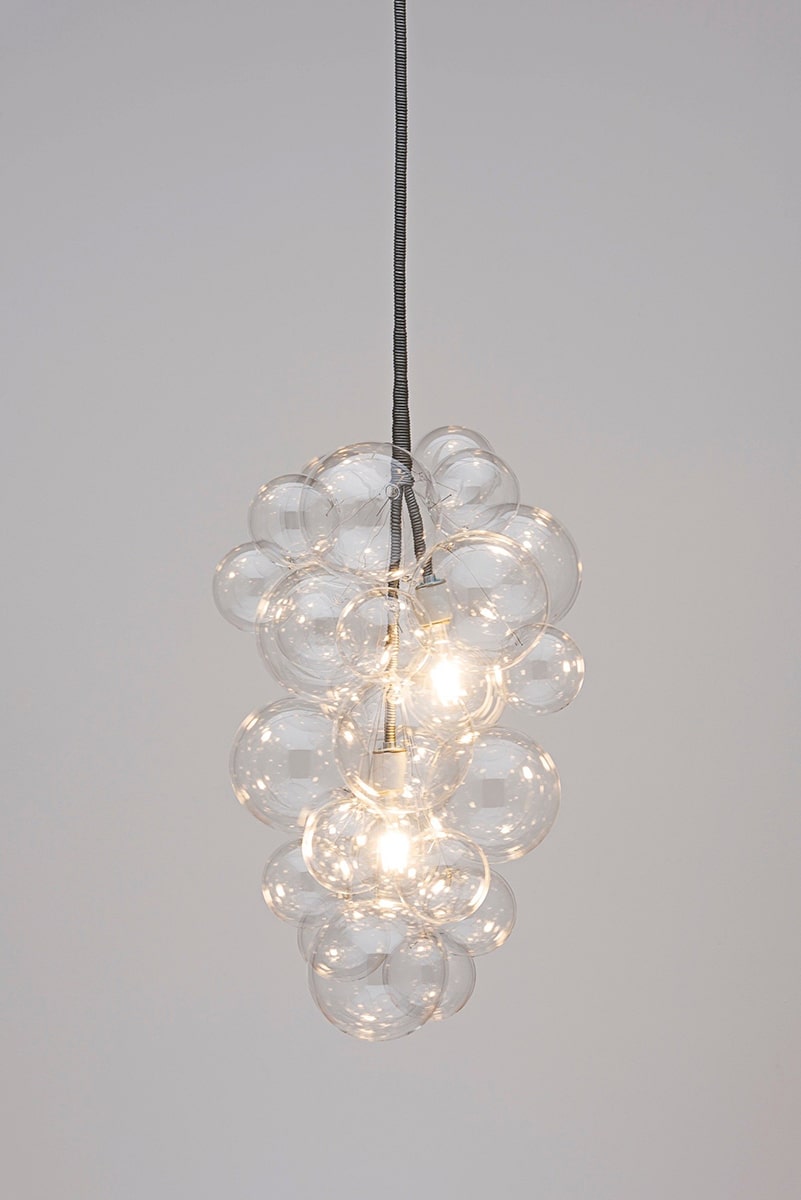 Waterfall Clear Glass Bubbles Cascade Chandelier Main image