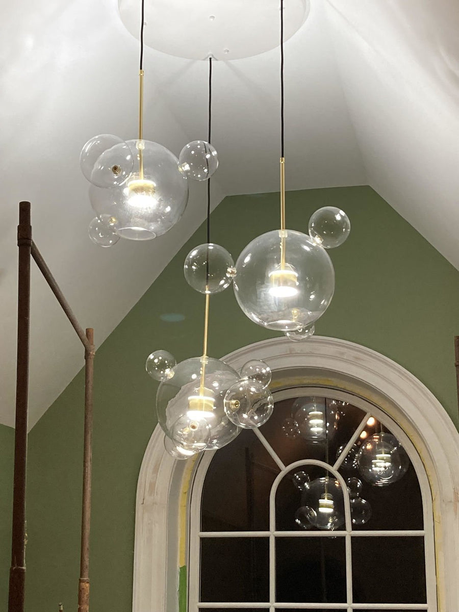 Modern Bubbles Chandelier For High Ceiling