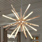 Mid-Century Sputnik Shap Chandelier For Dining Room Living Room Kitchen Island LR1557