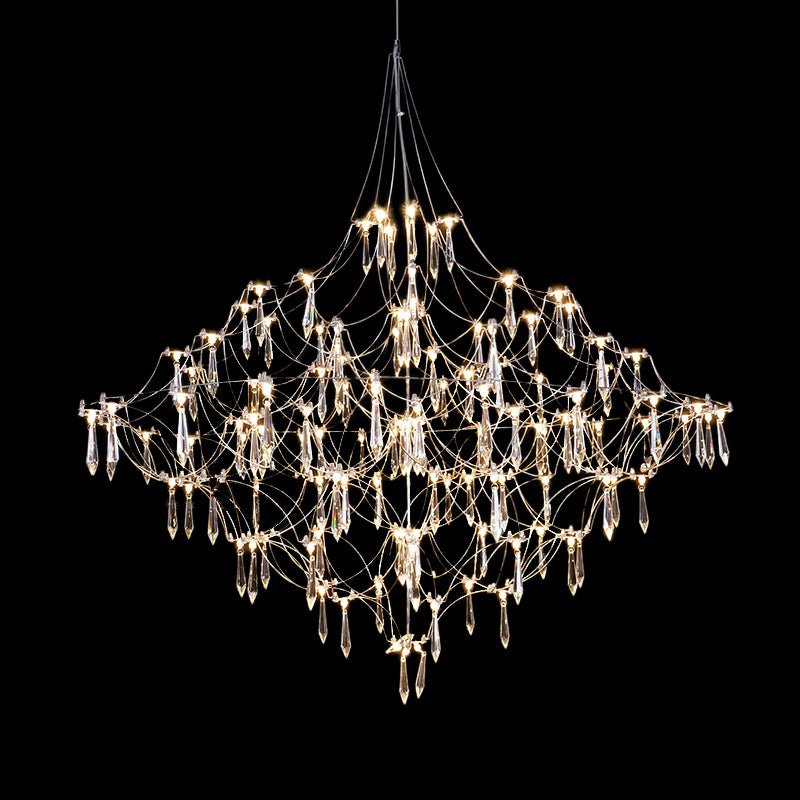 Crystal Pendant LED Hanging Lighting Fixture For Home Decor