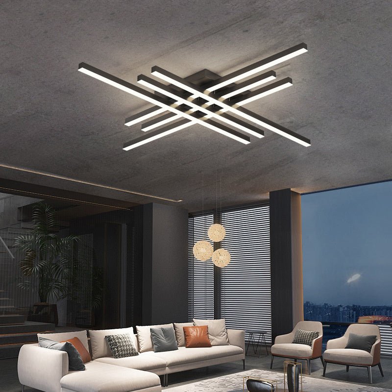 Modern Matrix LED Flush Mount Geometric Ceiling Light for sale