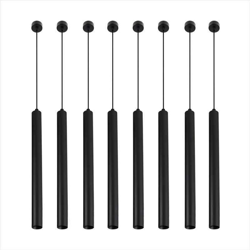 Nordic Long Cylinder Tube Pendant Lights Adjustable Hanging Spot Lights Supplier