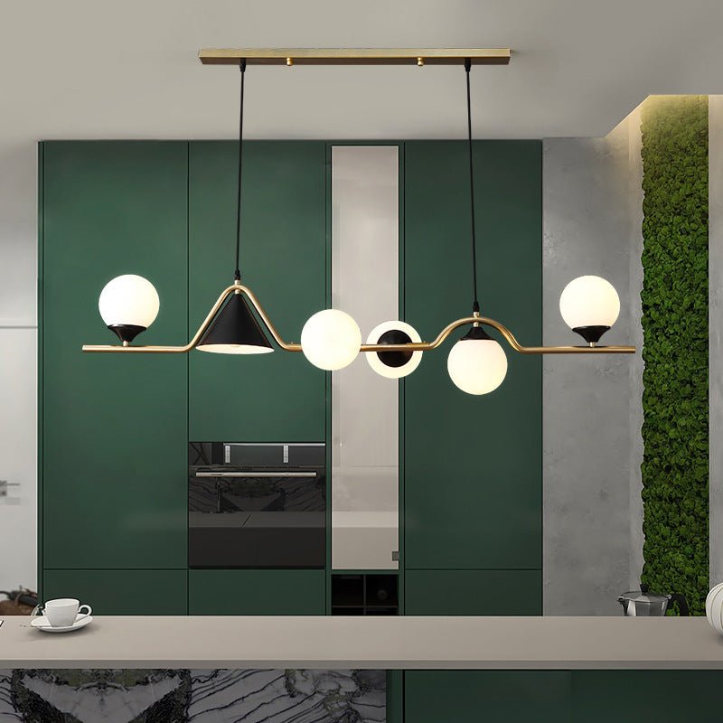 Modern Chandelier Glass Ball Shade-Longree