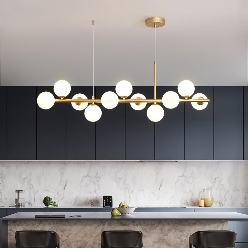 Modern Chandelier Nordic Style LED Glass Globe Cover For Villa