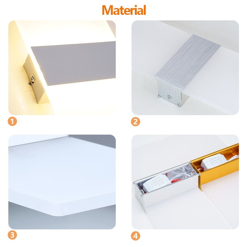 LED Wall Lamp Nordic Slab Wall mount Wall Sconce