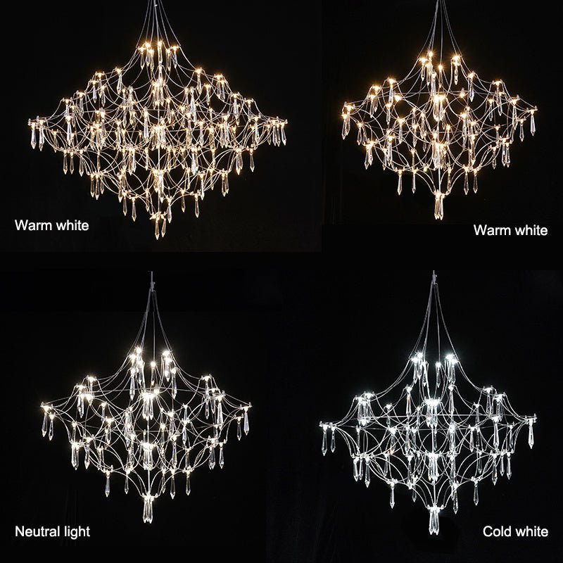 Crystal Pendant LED Hanging Lighting For Home Decor