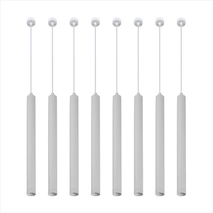 Nordic Long Cylinder Tube Pendant Lights Adjustable Hanging Spot Lights