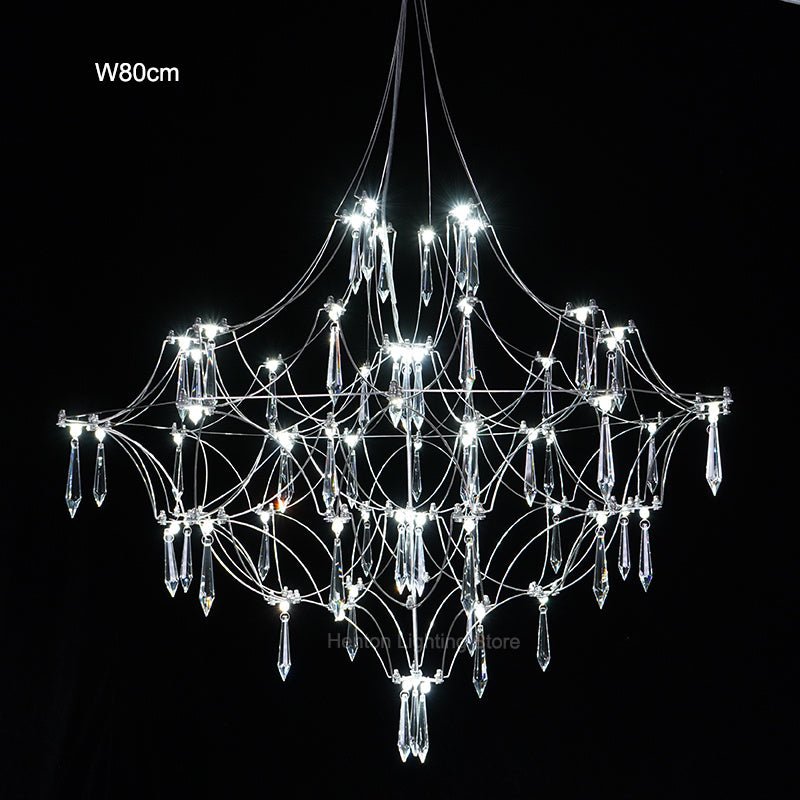 Crystal Pendant LED Hanging Lighting For Living Room