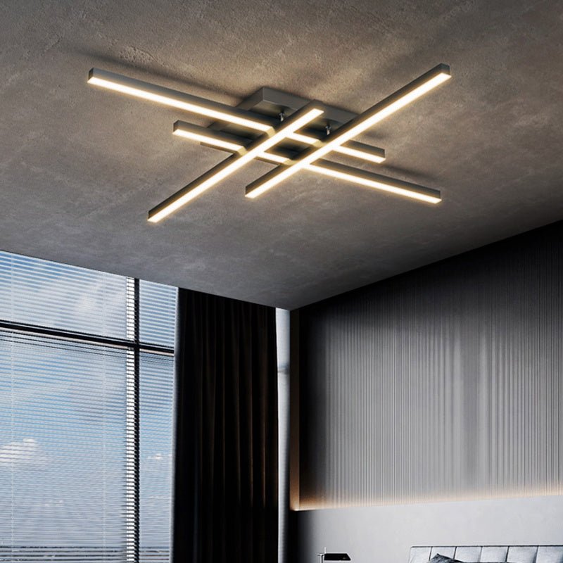 Modern Matrix LED Flush Mount Geometric Ceiling Light for kids room