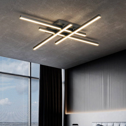 Modern Matrix LED Flush Mount Geometric Ceiling Light for kids room