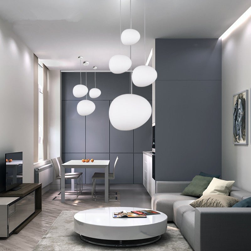 Modern Foscarini Gregg Pendant Lights Irregular Sphere-Shaped Frosted Lampshade Lighting Project Chandelier