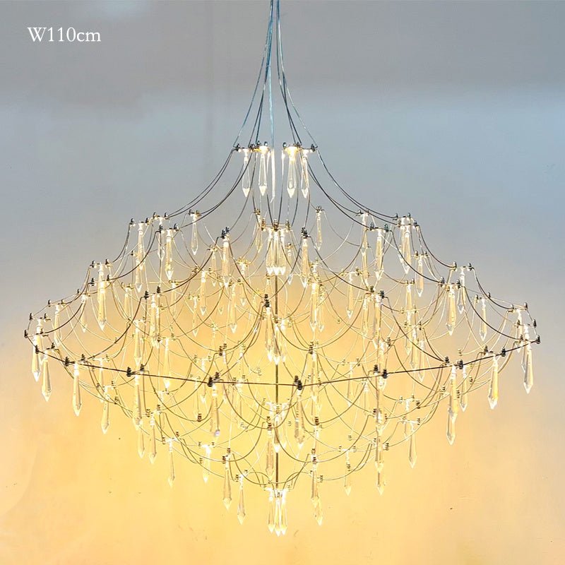 Crystal Pendant LED Hanging Lighting For Dining Room