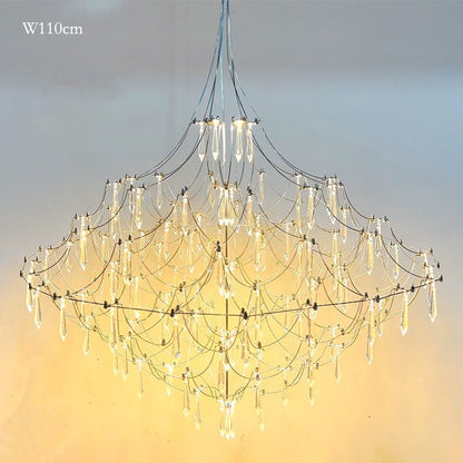 Crystal Pendant LED Hanging Lighting For Dining Room