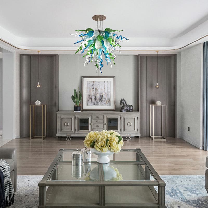 hand blown glass chandelier for loft.jpg