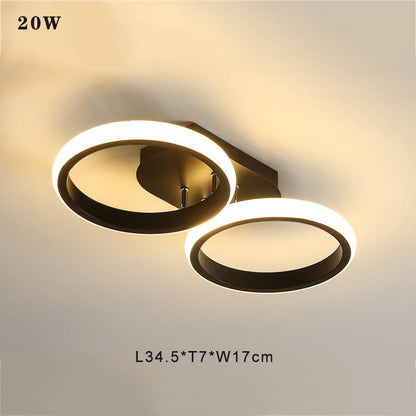 Modern Minimalist Style Interior LED Ceiling Lamp For Corridor Or Entrance