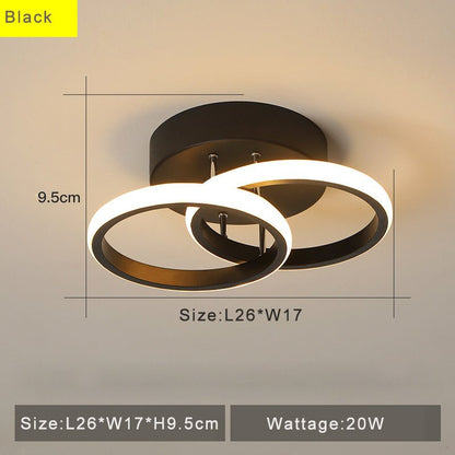 Modern Minimalist Style Interior LED Ceiling Lamp For Corridor Or Entrance