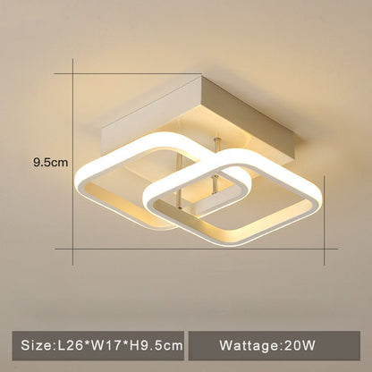 Modern Ceiling Light Minimalist LED For Hallway Kitchen Bathroom