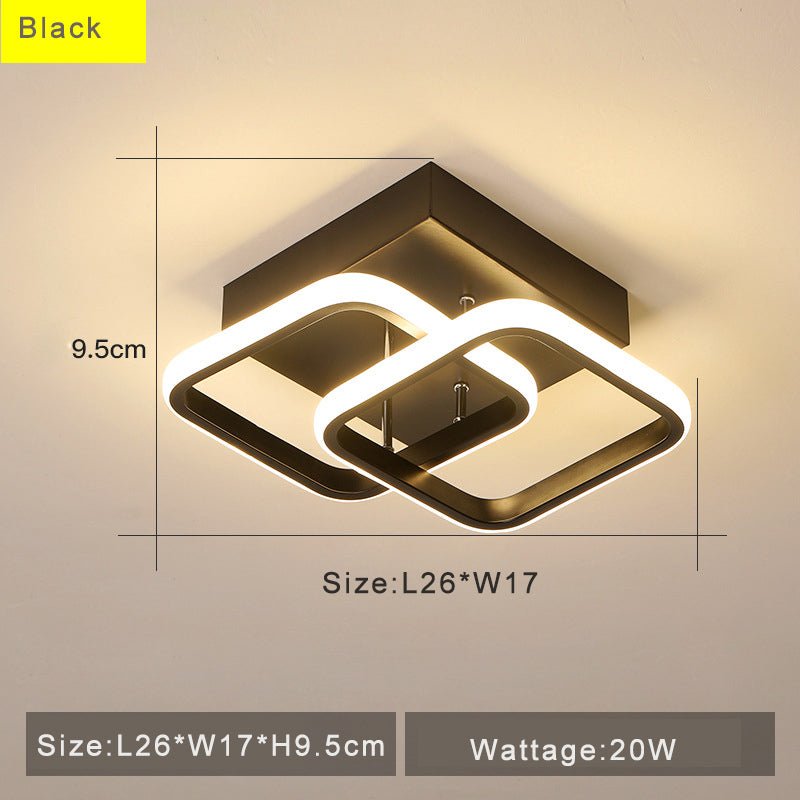 Modern Minimalist Style Interior LED Ceiling Lamp For Corridor Or Entrance