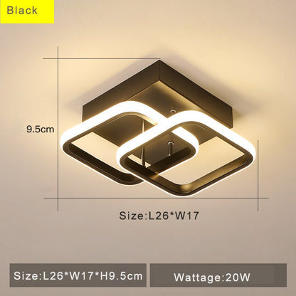 Modern Minimalist Style Interior LED Ceiling Lamp For Corridor Or Entrance