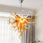 Amber Glow Hand Blown Glass Chandelier - Modern Artistic Lighting - BeyPan