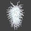 Arctic Frost Artisan Chandelier - Modern Pure White Hand-Blown Glass - BeyPan