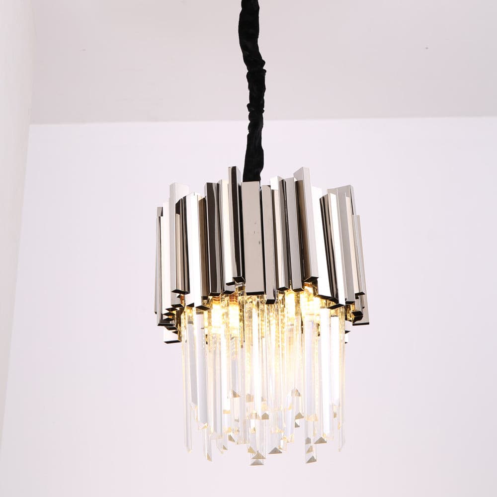 Art Deco Gold Crystal Chandelier - Modern Luxury Pendant Light Zweitbild