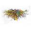 Artisan Rainbow Vista Blown Glass Chandelier - Modern Horizontal Sculptural Pendant - BeyPan
