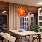 Blazing Sunset Hand Blown Glass Chandelier - Luxury Statement Lighting - BeyPan